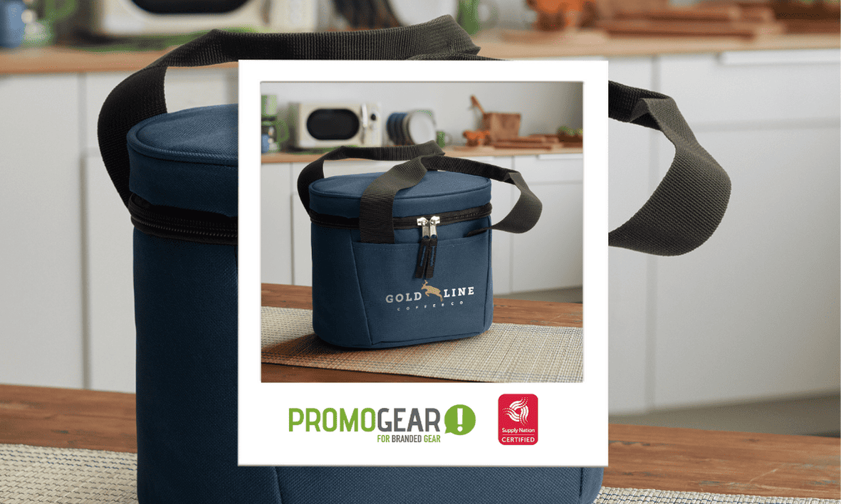 Caspian lunch cooler branded promotional product