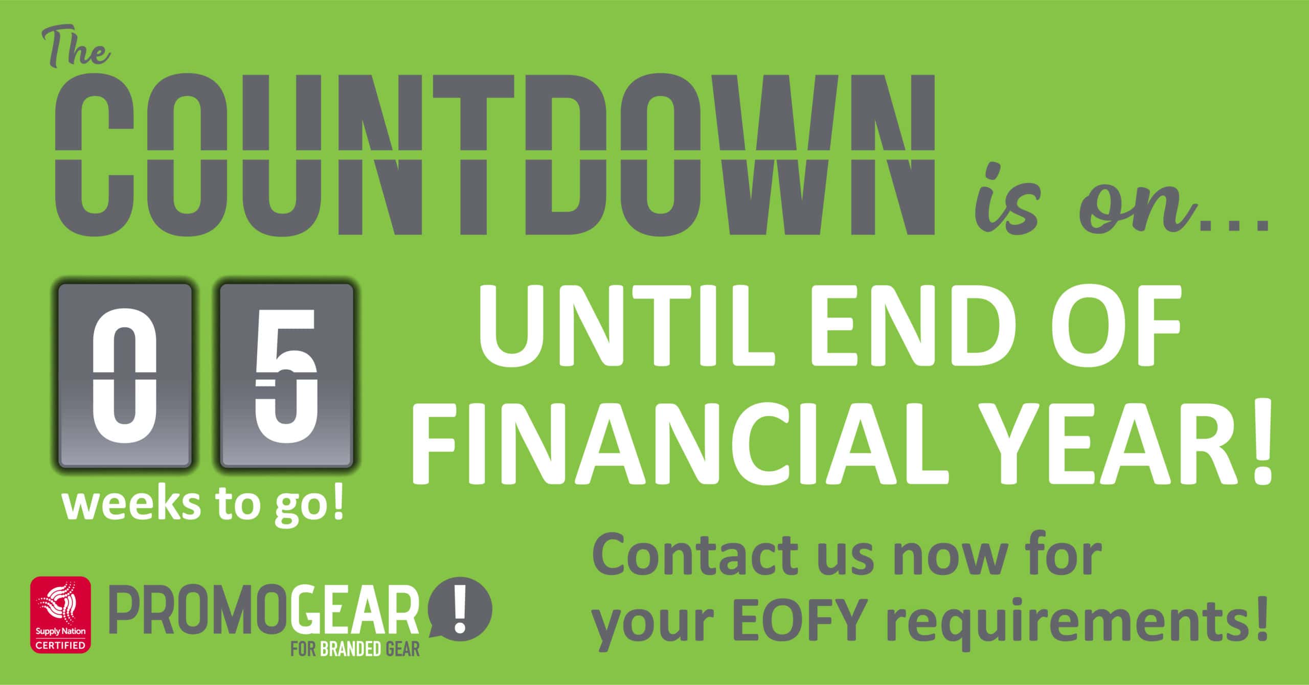 EOFY IS NEARLY HERE... countdown infographic