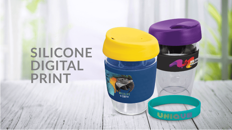 Full colour decoration on to silicone promotional products
